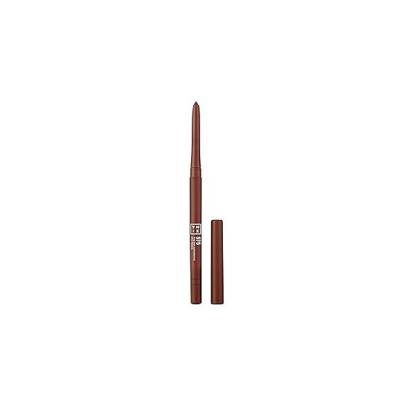3INA MAKEUP - The 24H Automatic Eye Pencil 575 Brown Retractable Long-lasting Definition Highly Pigmented Sharpener and Brush Integrated Vegan Cruelty Free