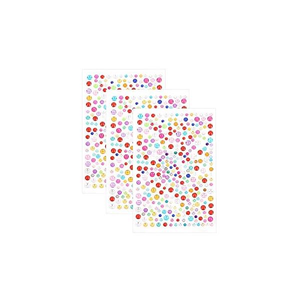 969pcs Face Gemstones Stick, Self-Adhesive On Rhinestones Acrylic Festival Stickers Gems Diamonds Makeup Eye Temporary Tattoo Jewels for Women Girls Body (Style 1)