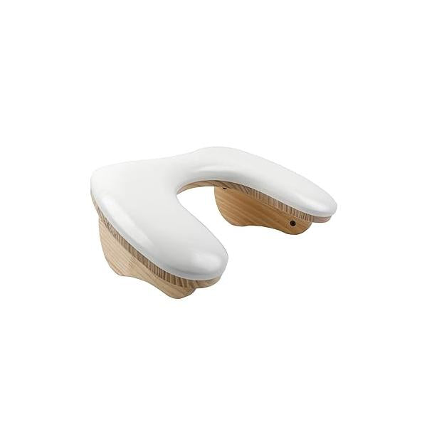 Arm Rest for Nails Tech, U-shaped Manicure Nail Stand with Detachable Brackets Microfiber PU Leather Cushion Hand Pillow Table Salon (white)