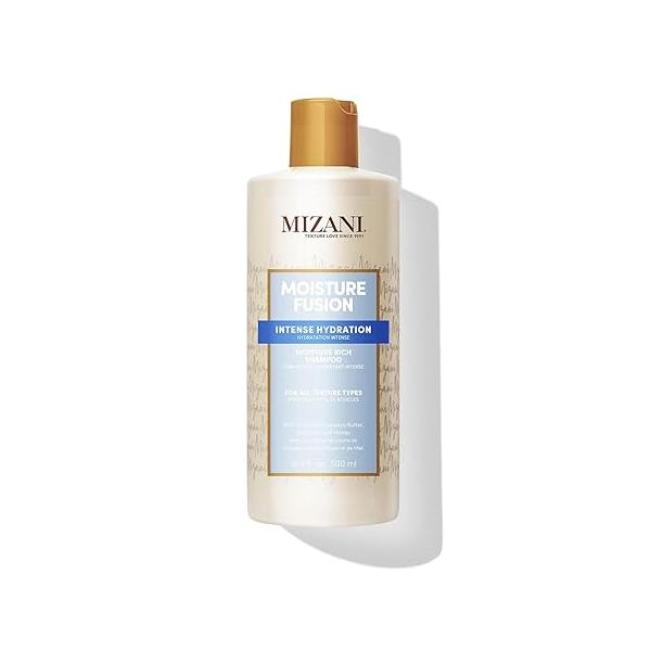 Mizani Moisture Fusion Rich Shampoo - Gently Cleanses & Conditions Hair, With Argan Oil, For Dry Hair