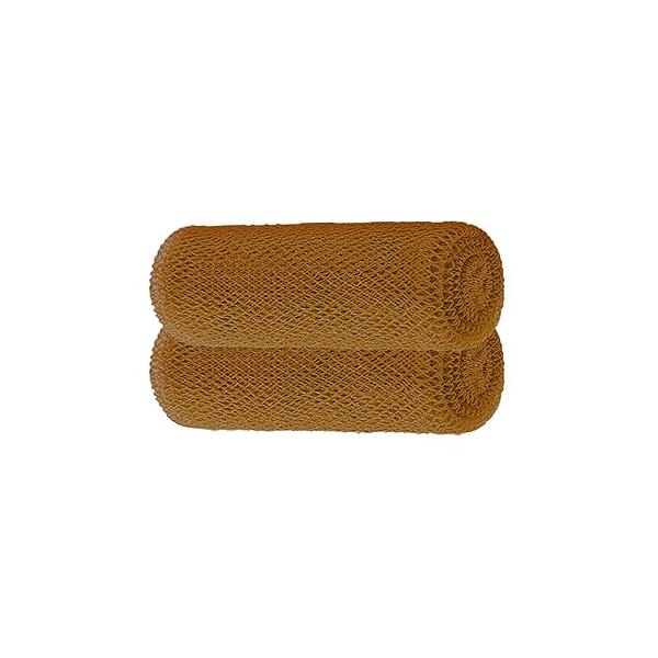 African Net Sponge, Kissfee Body Exfoliating Bath Towel Skin Exfoliation for Shower, Back Scrubber Smoother Long Wash Scrub Cloth Washcloth Washer Men Women (Blue)