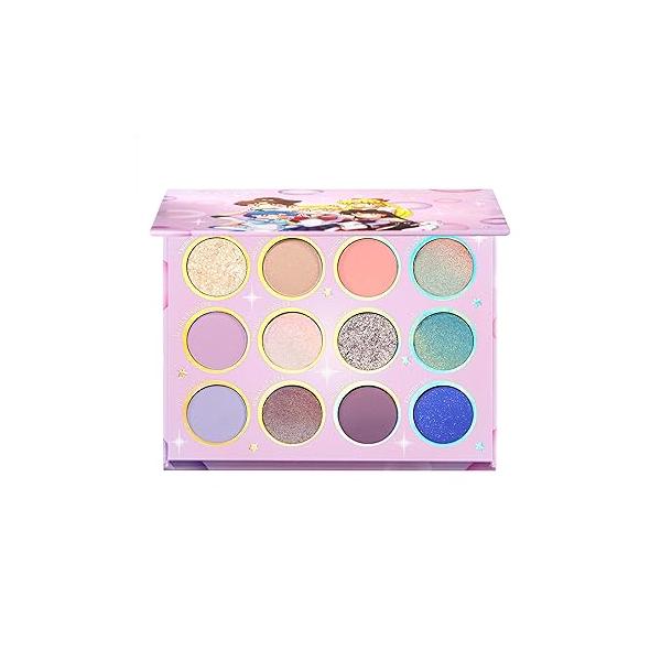 Colourpop x Sailor Moon Pretty Guardian Makeup Palette - Pastel Shadow with Metallic & Matte Finishes Buildable, Blendable High-Pigment Formula (0.5 oz)