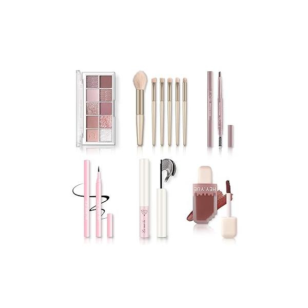 All in One Makeup Kit for Women Full Kit, Basic Cosmetics Beginner & Professionals, Eye Set Tween Girl, Make Up Kits Teenagers, Gift Girls, Teens(16-Sloth)