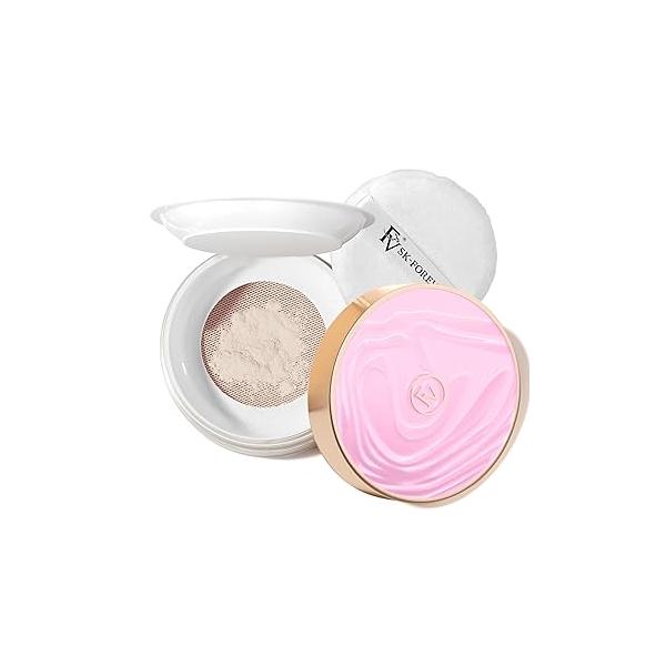 FV Matte Finish Translucent Loose Face Powder, Long-Lasting Lightweight Setting for Natural Look, Pore Minimizing, Fine Line Baking 0.35oz (10g)