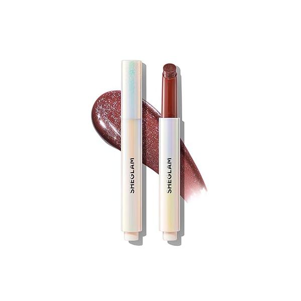 SHEGLAM PoutPerfect Moisturizing Solid Lip Gloss Non Sticky Lipstick with Coconut Oil - Sepia Kiss