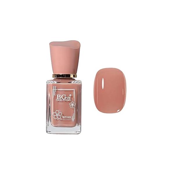 Cherry Red Nail Polish - Quick Dry Sheer Varnish Jelly Nails High Glossy- Natural Gel Long Lasting for Women No Required UV/LED