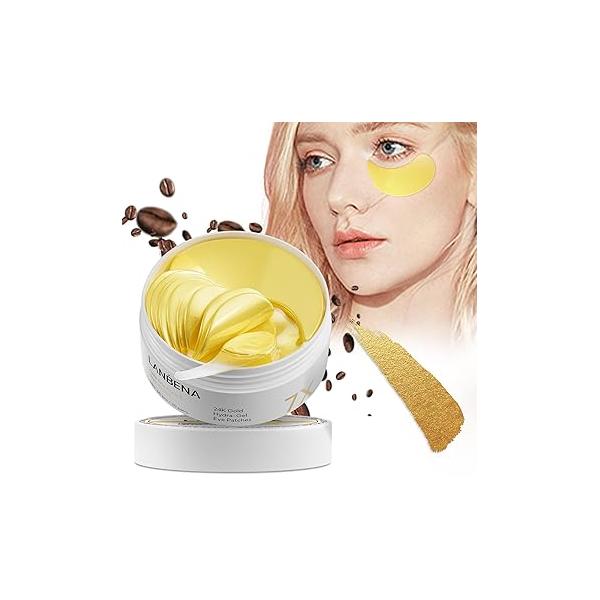 8X Hyaluronic Acid Under Eye Patches(30 Pairs) -Cooling Masks for Deep Moisturizing, with Ectoin Niacinamide Hydra-Gel Collagen, Puffy Eyes Treatment, Fine Lines & Wrinkles Reduce