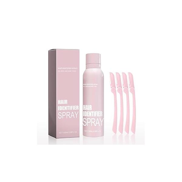 Hair Identifier Spray for Face Shaving, Skin Body Identifying With Razors,Moisturizing And Care Set