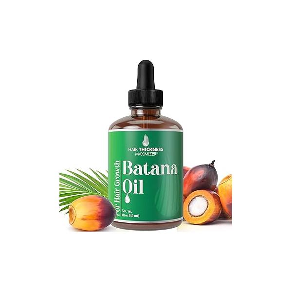Batana Oil for Hair Growth - Honduran to Strengthen & Hydrate Thinning, Dry a Healthier-Looking Scalp. For Women Men Vegan Unscented 1oz Serum
