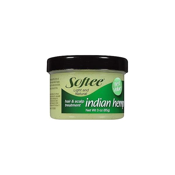 Softee Light And Natural Indian Hemp Hair & Scalp Treatment 3 Oz