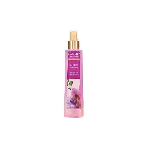 Calgon Tahitian Orchid Fragrance Body Mist 8 oz (Pack of 3)