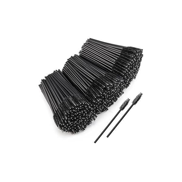 1000 PCS Disposable Eyelash Mascara Brushes Wands Applicator Makeup Brush Tool Kits,Pink