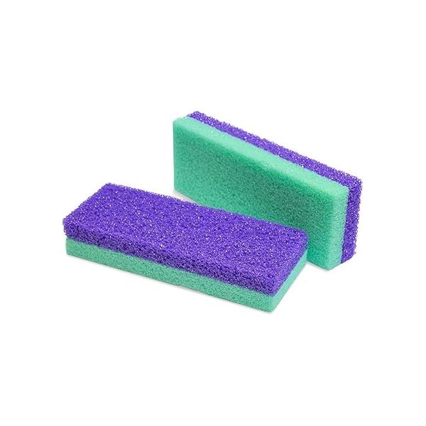 Maccibelle Salon Foot Pumice and Scrubber for Feet Heels Callus Dead Skins, Safely Easily Eliminate Rough (Pack of 4)