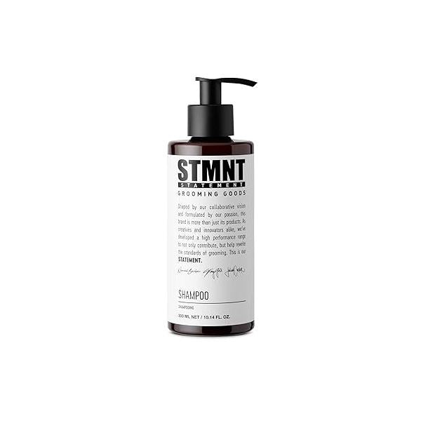 STMNT Grooming Goods Shampoo | SLS/SLES Sulfates Free Activated Charcoal & Menthol Removes Build Up Fuller Feeling Hair