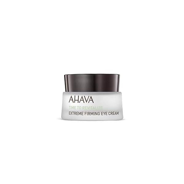 AHAVA Extreme Firming Eye Cream - Firms, Hydrates, Smoothes & Reduce Wrinkles of Area, Enriched with Complex, Exclusive Dead Sea Osmoter, Peptides, Hyaluronic Acid Shea Butter, 0.5 Fl.Oz
