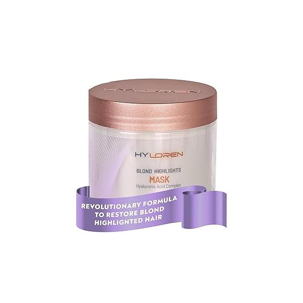 Black Caviar Blonde Hair Mask - Intensive Moisturizing Treatment for blonde, bleached, or Color Treated Special Antistatic Formula,SLS/Salt Free 500ML