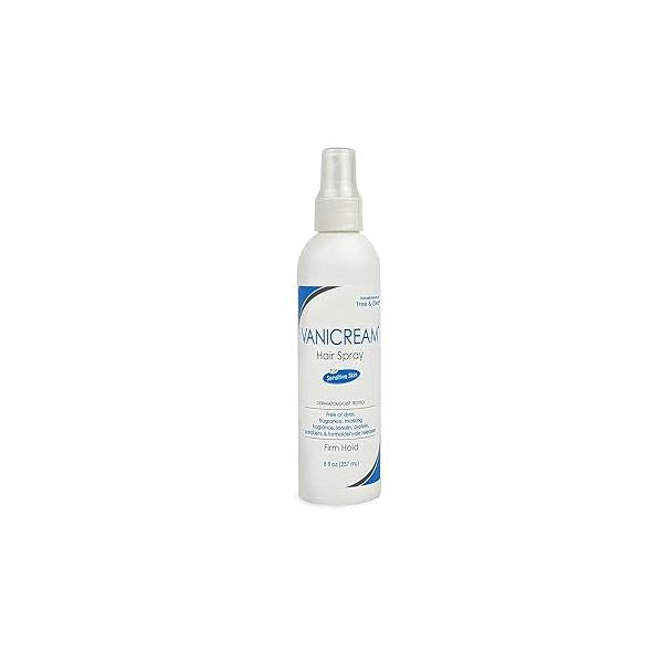 Vanicream Firm Hold Hairspray, Fragrance and Gluten Free, For Sensitive Skin, 8 Ounce, Packaging May Vary