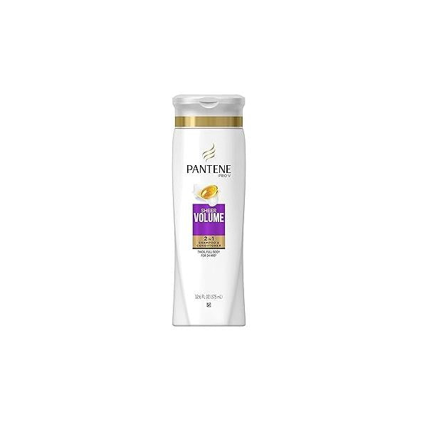 Pantene Pro-V 2 in 1 Shampoo & Conditioner, Sheer Volume with Collagen, 12.6 Ounce