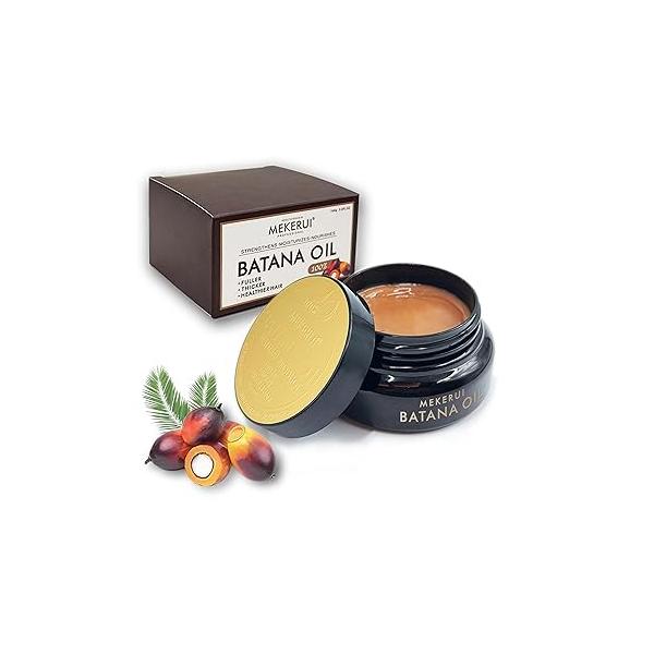 Batana Oil for Hair Growth 100% Pure | Traditional Cold-Pressed Method from Honduras Scalp Treatment to Thicken Hair, Reduce Breakage & Frizz 160g (5.6oz) Men Women