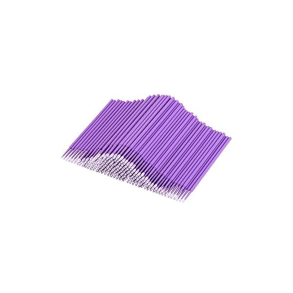 500 Pcs Micro Applicator Brush, Swabs, Disposable Eye Lashes Mascara Wands for Eyelash Extension Tbestmax