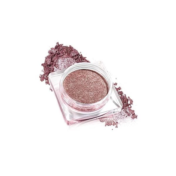 Beige Simmer Cream Eyeshadow, Nude High-Pigment Long-Lasting Single Eye Makeup, Silky Waterproof Blendable Formula Natural Mini Crème Brightener shadow Palette for All Skins Multi-Use Highlighter