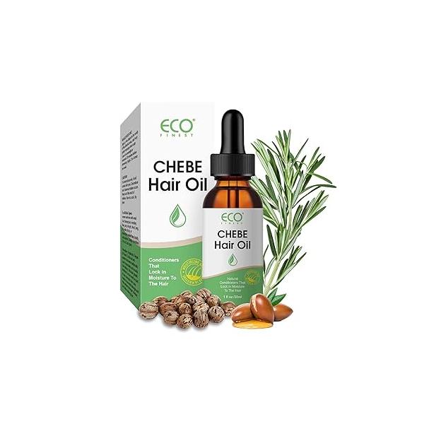 Natural Chebe Oil for Hair Growth Deep Moisturization Scalp, Stronger, Longer, Thicker Hair, All Types, Men & Women