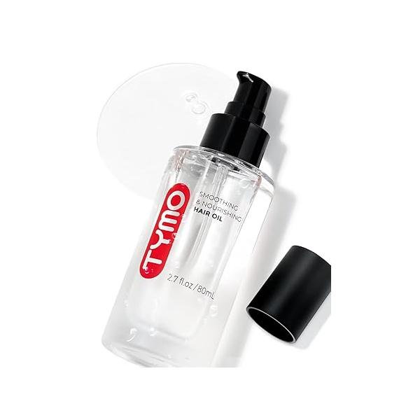 TYMO Weightless Hair Oil | Organic Nourishing Treatment for Shine, Smoothness and Protection Vegan Serum Perfect Dry, Damaged, Frizzy Curly Hair, 2.7 Fl Oz