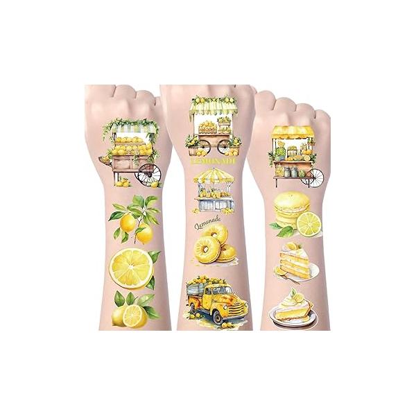 Black Bow Temporary Tattoos - 200+ Coquete Birthday Decorations Themed Party Favors for Girls Women Cute Gothic Ribbon Tattoo Stickers Gifts Wedding Supplies Prizes Rewards