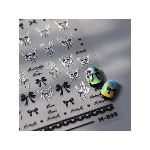 5D Embossed Phoenix Nail Stickers, Gold & Red, Oriental 3D Bohemian Style, Waterproof, Floral Theme, Lightweight, Art Stickers Decals, Decals