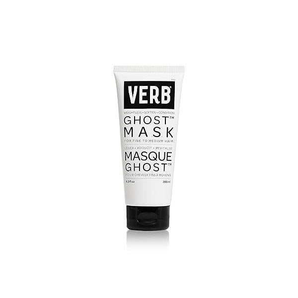 VERB Ghost Hair Mask - Vegan Deep Conditioning Treatment - Repair for Damaged Intense Hydration with Moringa Oil Defrizzes and Promotes Shine, 6.3 fl oz