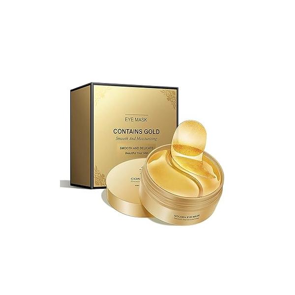 60 PCS Under Eye Patches,Under Patches for Puffy Eyes and Dark Circles,Brightening Masks,Eye with Collagen Circles,Reduces Wrinkles Relieves Pressure