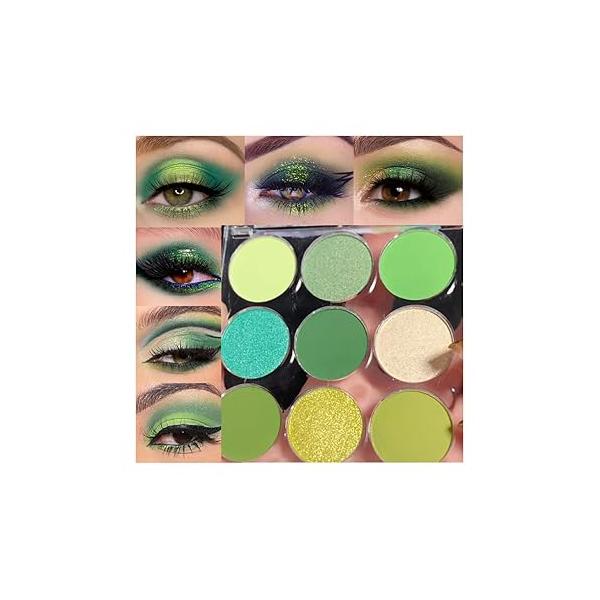 SUAKE 15 Colors Matte Shimmer Pearlescent Eyeshadow Palette for Eye Makeup,High Pigmented Smoky Dark Punk Metal Shadow Primers Powder, Flashing sombras de ojos Cosplay - Black Gold Blue Brown
