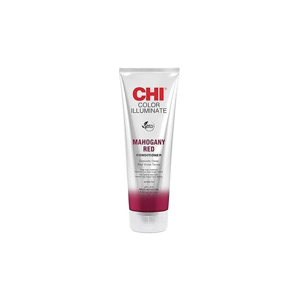 CHI Color Illuminate Conditioner, Helps Maintain Fresh In Natural & Color-treated Hair, Sulfate, Paraben, Cruelty-Free, Mahogany Red, 8.5 Oz