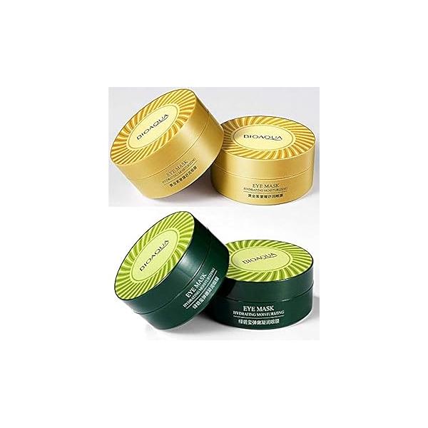 BIOAQUA 30 Pairs Eye Mask Moisturizing Hydrating Anti-Wrinkle Anti-Aging Remove Dark Circles Smooth Nourishing Refreshing (GOLD)