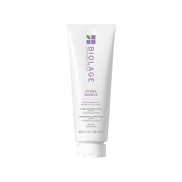 Biolage Hydra Source Conditioning Balm - Conditions, Detangles & Adds Softness, For Dry Hair, Infused with Micro-Filtered Aloe Vera, Vegan Paraben-Free Packaging may vary