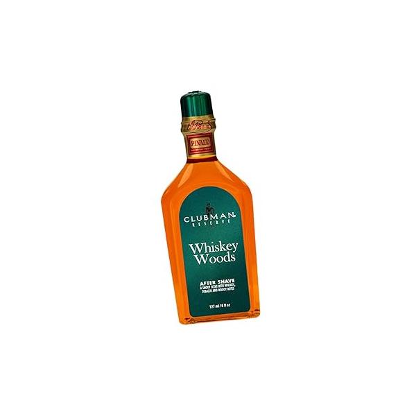 Clubman Reserve Whiskey Woods After Shave Lotion for Men - Refreshing Splash, Soothing Aftershave Care, 6 oz