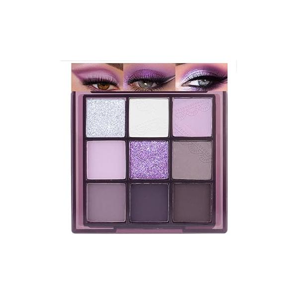 SUAKE 15 Colors Matte Shimmer Pearlescent Eyeshadow Palette for Eye Makeup,High Pigmented Smoky Dark Punk Metal Shadow Primers Powder, Flashing sombras de ojos Cosplay - Black Gold Blue Brown