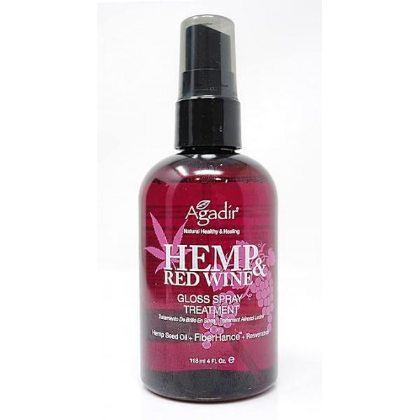 AGADIR Hemp & Red Wine Gloss Spray Treatment, 4 fl. oz.