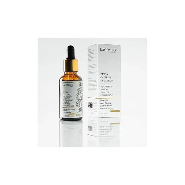 Advance Caffeine 5% + EGCG Serum - Powerful Eye Contour to Reduce Puffiness, Dark Circles Hydrating and Smoothing Formula LACOMUS Australia