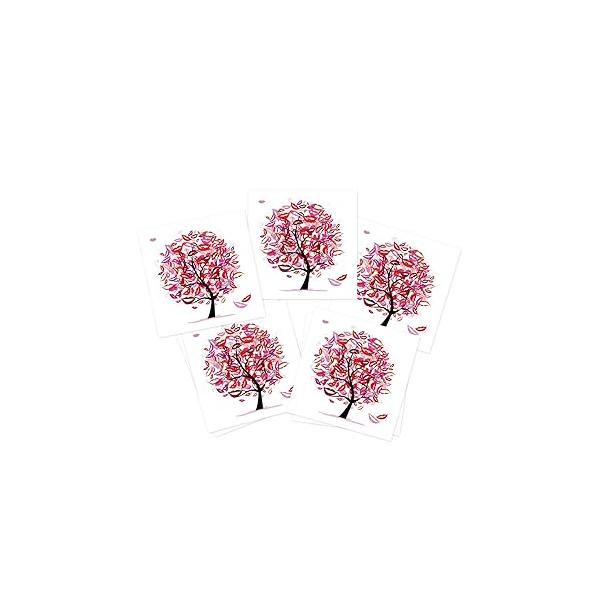 7 Sheets Snake Heart Temporary Tattoos - Halloween Tattoo for Women Men, Adults, Cosplay, and Party Makeup, Fake