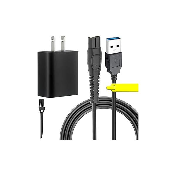 5V Charger Cord for Philips Norelco OneBlade QP2724 QP2834 S7887 S5880 MG5910 MG7910 MG9510 MG9520 PQ888 PQ889, One Blade Replacement Power USB Charging Cable