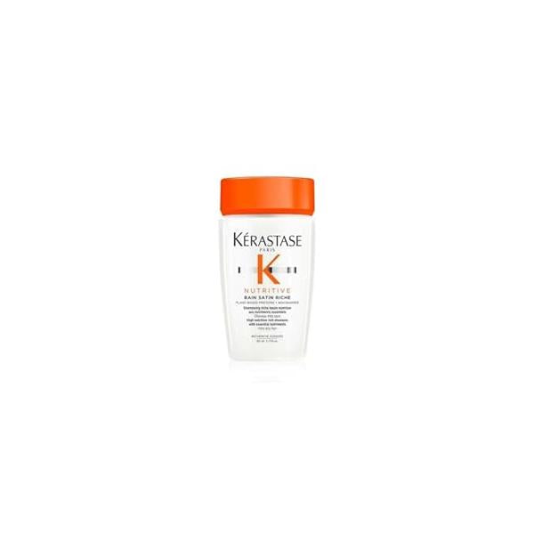 KERASTASE Nutritive Bain Satin Riche Shampoo | Cleanses & Deeply Replenishes Moisture With Plant-Based Proteins Niacinamide For Medium to Thick Dry Hair