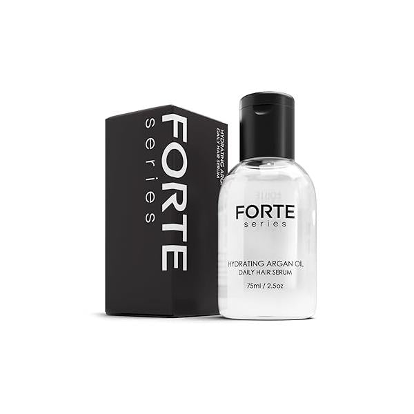 Alex Costa Hydrating Argan Oil Daily Hair Serum by Forte Series Sulfate Free for Men Dry Damaged Hair, Styling (75 ml / 2.5 oz)