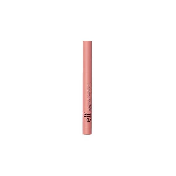 e.l.f. No Budge Matte Shadow Stick, One-Swipe Cream Eyeshadow Long-Wear & Crease Resistant, Finish, Trift Shop