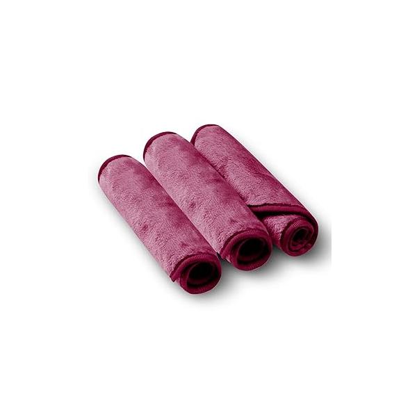 Makeup Remover Cloth Cleansing Towel - Chemical Free Move Instantly with Just Water (3 Black)