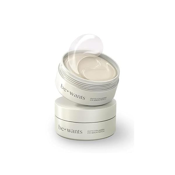 Bewants under eye patches for puffy eyes, Korean mask with vegan collagen and 71.9% bamboo water, dark circles Cooling, 60 pieces