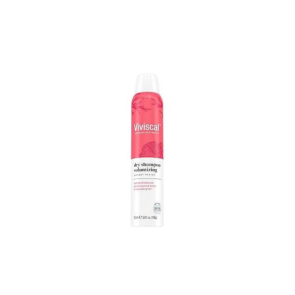 Viviscal Volumizing Dry Shampoo, Refresh Hair and Absorb Oil Between Washes, Waterless Shampoo for Added Texture Body, 150ml