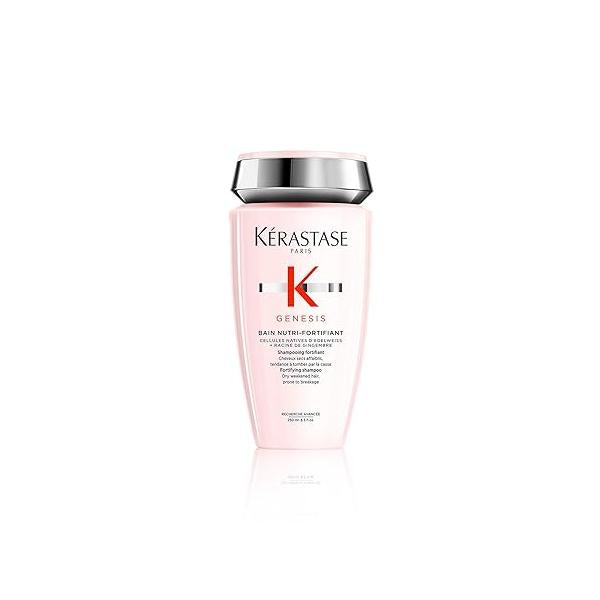 Kerastase Genesis Strengthening Nutri-Fortifiant Shampoo - For Weak or Damaged Hair, Detangles & Hydrates, Normal to Dry Hair