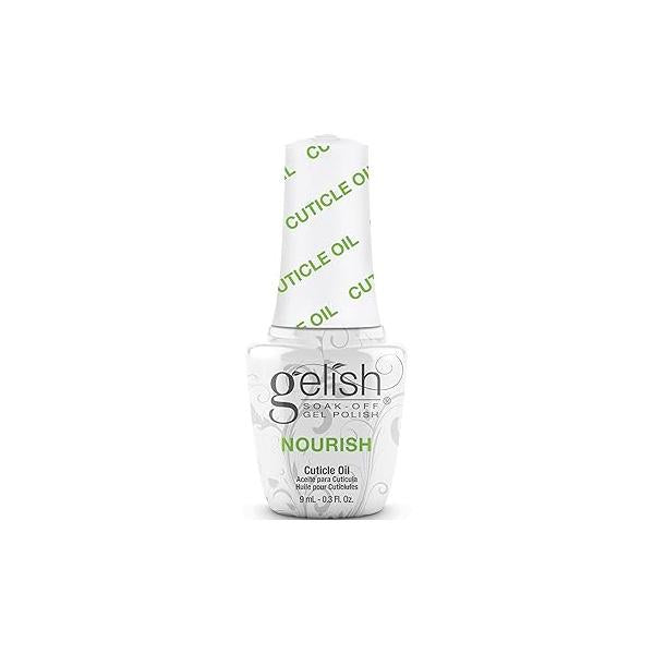 Gelish Mini Nourish Cuticle Oil - Hydrating & Nourishing Formula for Healthy Nails Cuticles Quick Absorbing, Non-Greasy, Ideal Home Professional Use (0.3 Fl Oz)
