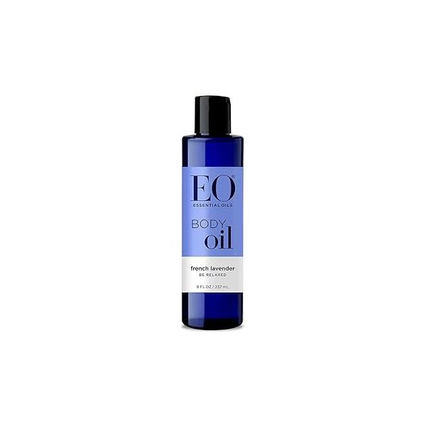 EO Body Oil: Massage and Moisturize, French Lavender, 8 Ounce